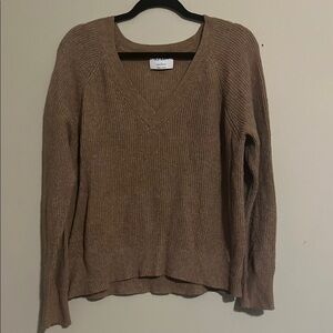 Old navy medium Women's V-Neck Sweater - Brown